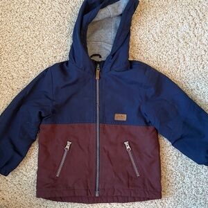Carter Brand Boys Navy and Maroon Hooded Jacket